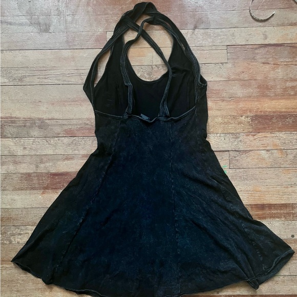 Harley-Davidson® Women's Back Strap Snow Wash Casual Dress, Black - Picture 5 of 12